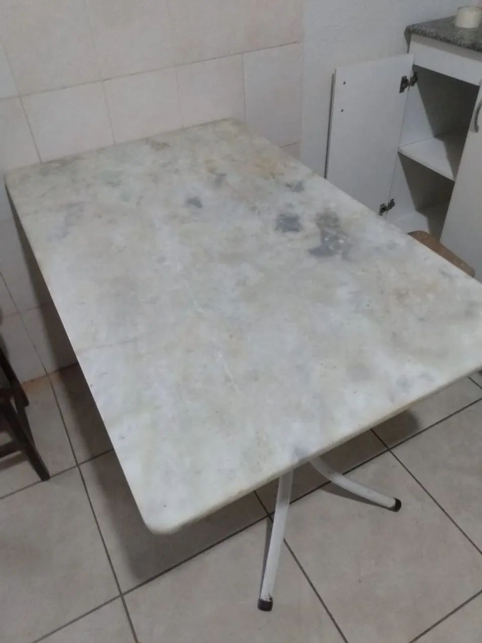Mesa Mármore 6 Cadeiras 