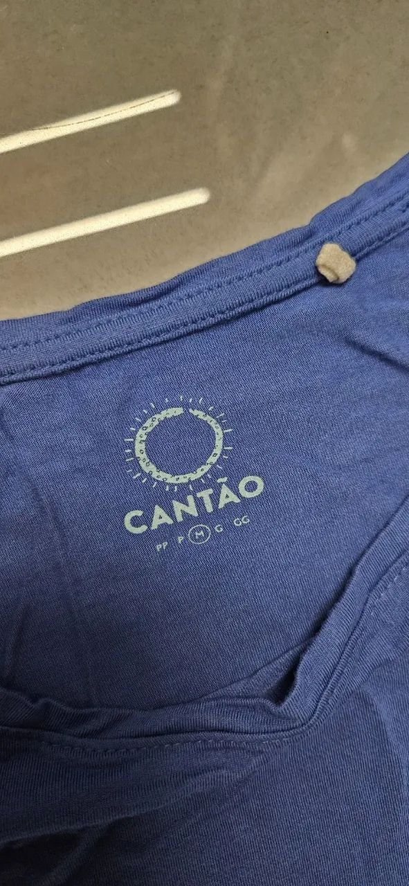 Blusa azul Cantão - Foto 2
