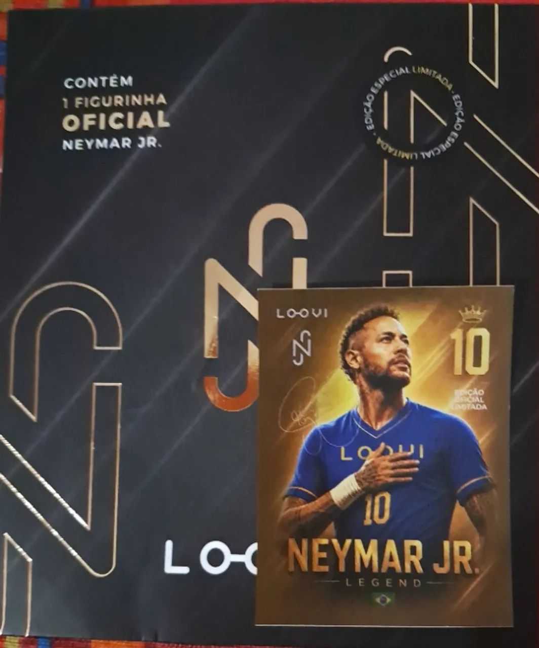 Figurinha-Neymar Legend - LO-OVI 