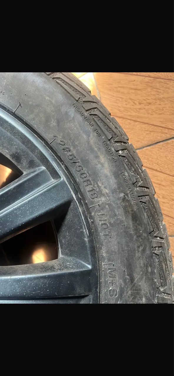 Roda com pneu Amarok aro 18 - Foto 2