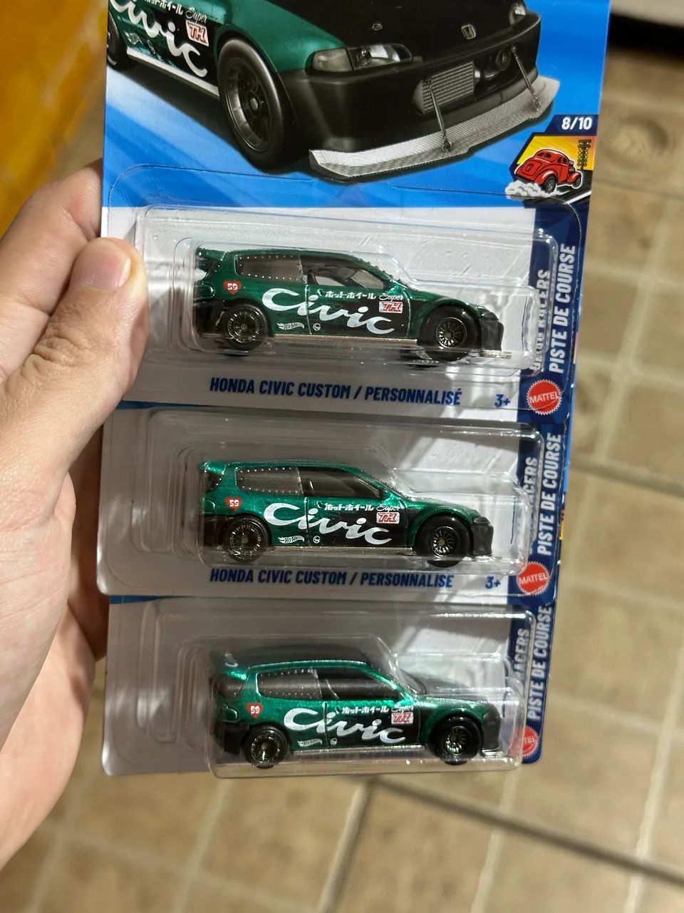 Hot wheels Honda Civic STH Super T hunt 2026 LOTE F LACRADOS 3