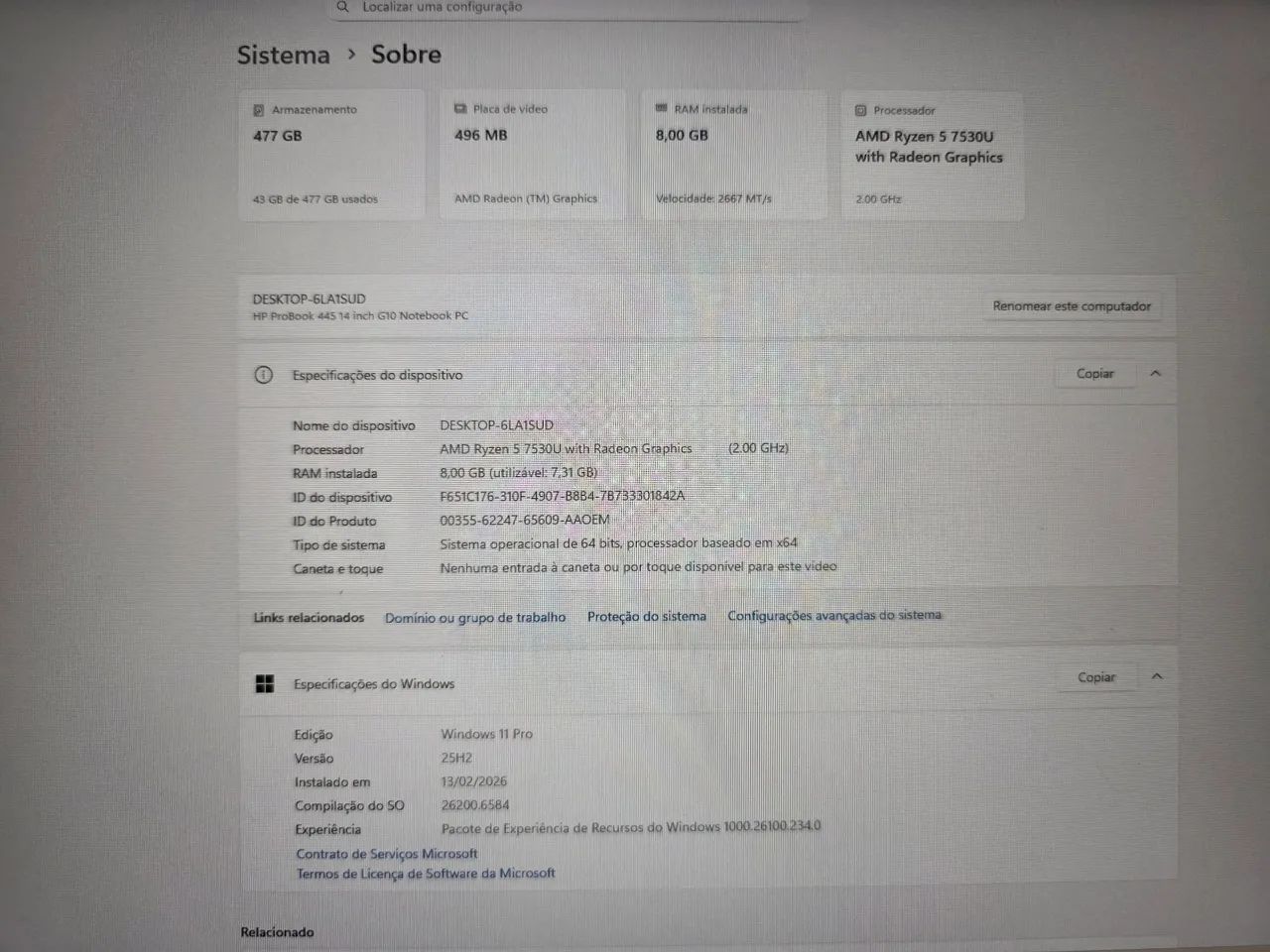 Hp ProBook 445 - Foto 5