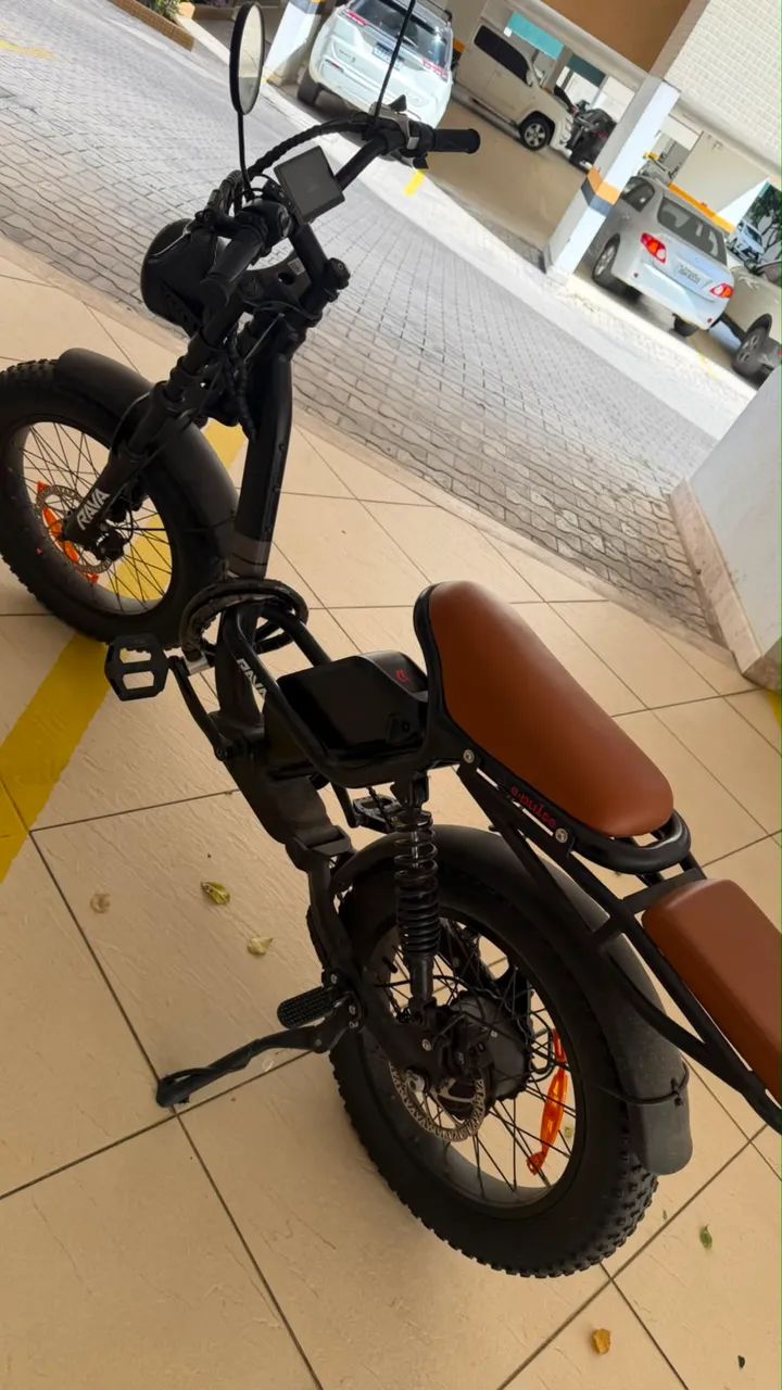 bicicleta elétrica rava e-pulse 800w (valor negociável) - Foto 2
