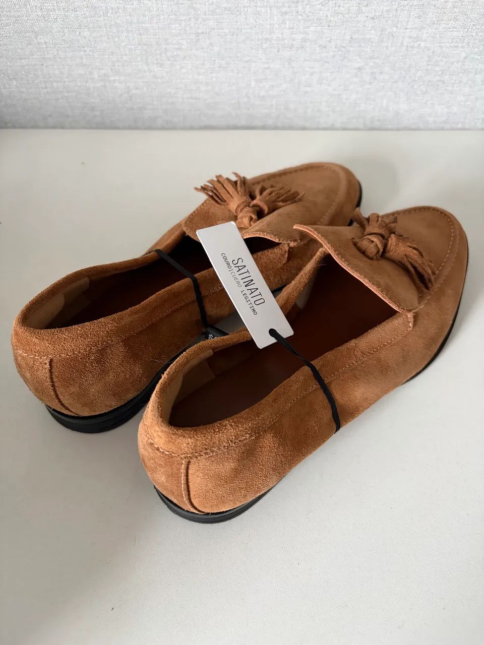 Sapato Mocassim em Couro com Franja - Foto 2