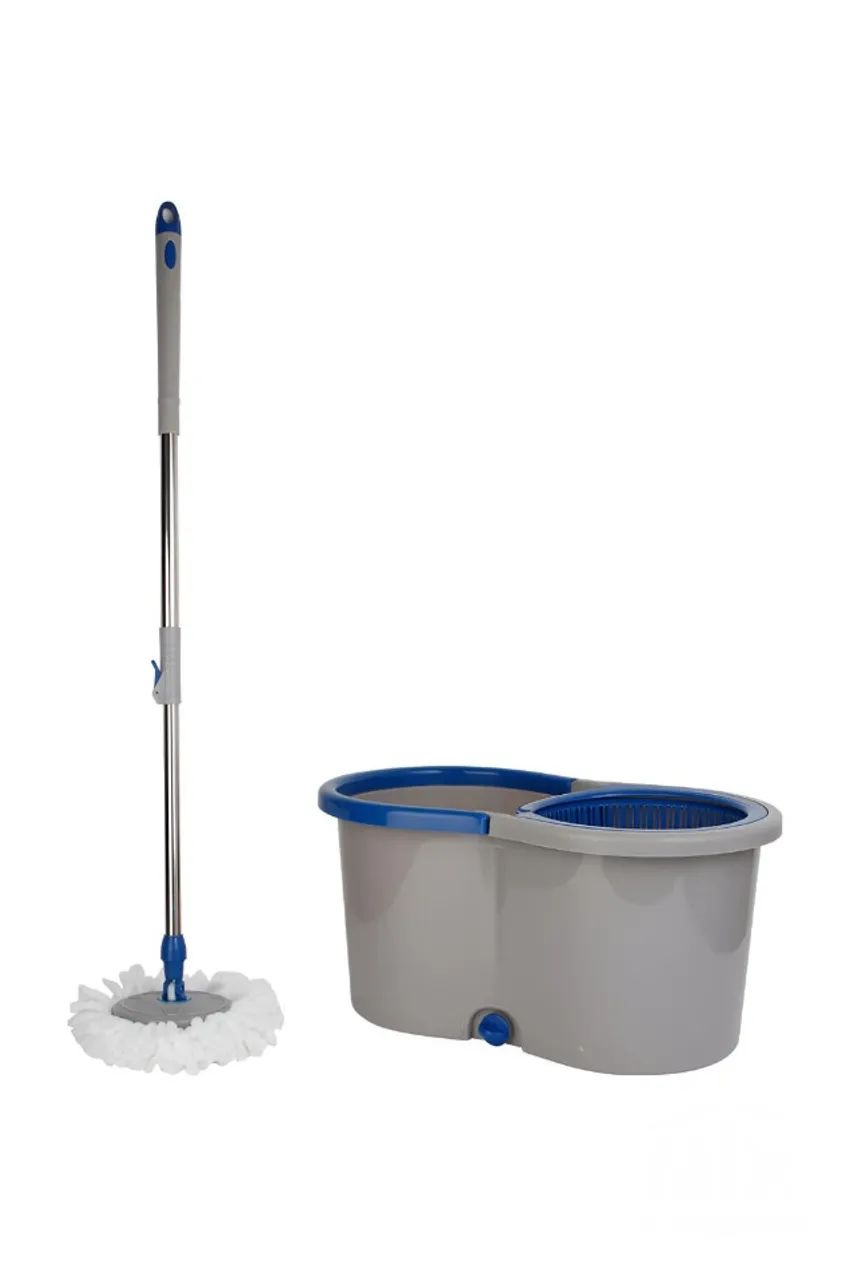 MOP GIRATÓRIO 360º COM BALDE E CESTO 13L - CLEAN TECH - Foto 2
