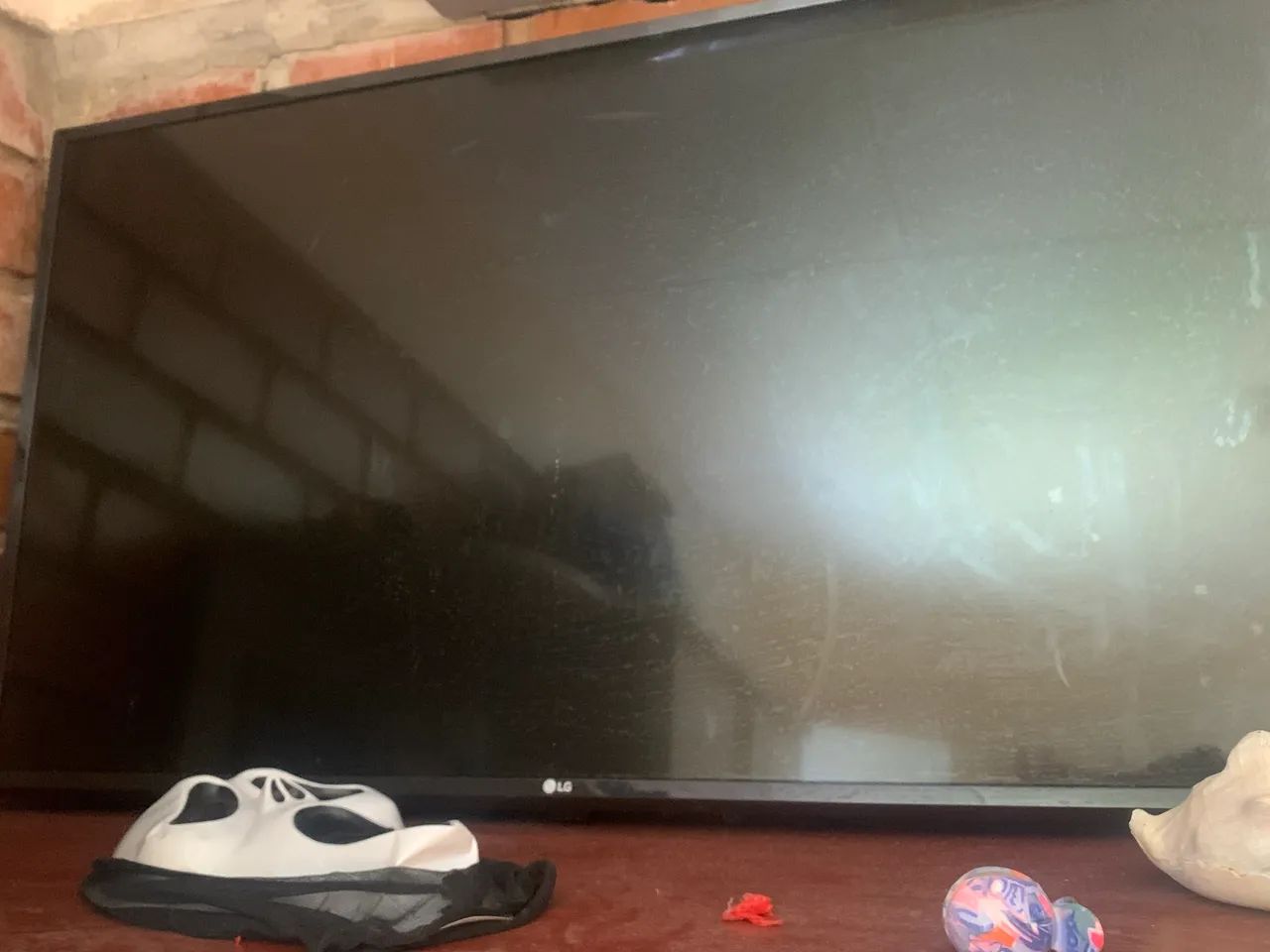 Televisão com avarias