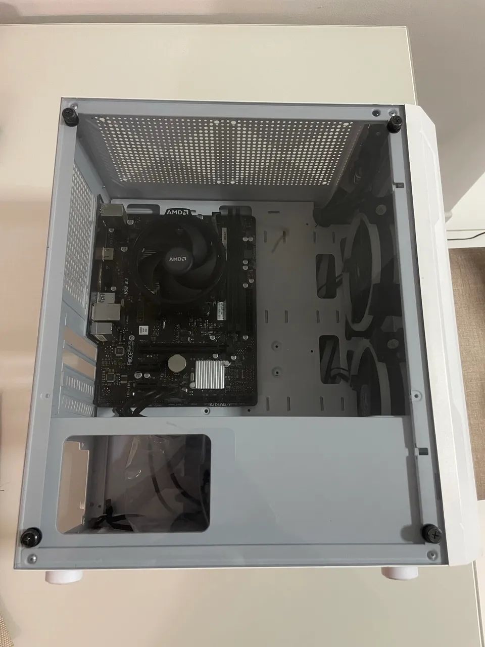 KIT PROCESSADOR RYZEN 5 3600 + placa mae A320M