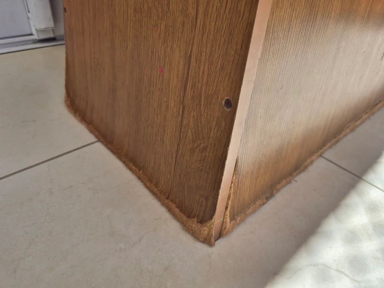 Mesa 4 lugares mdf com tampo de vidro - Foto 4