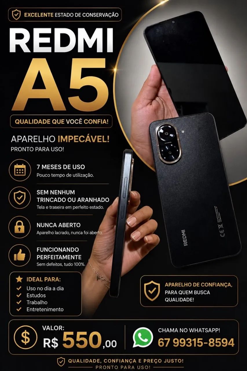 Vendo celular 550,00 