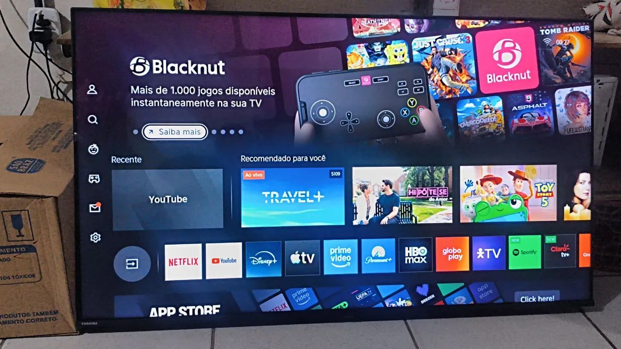 Tv Smart Toshiba 55 Polegadas 4k Ultra HD Completa Top de Verdade!