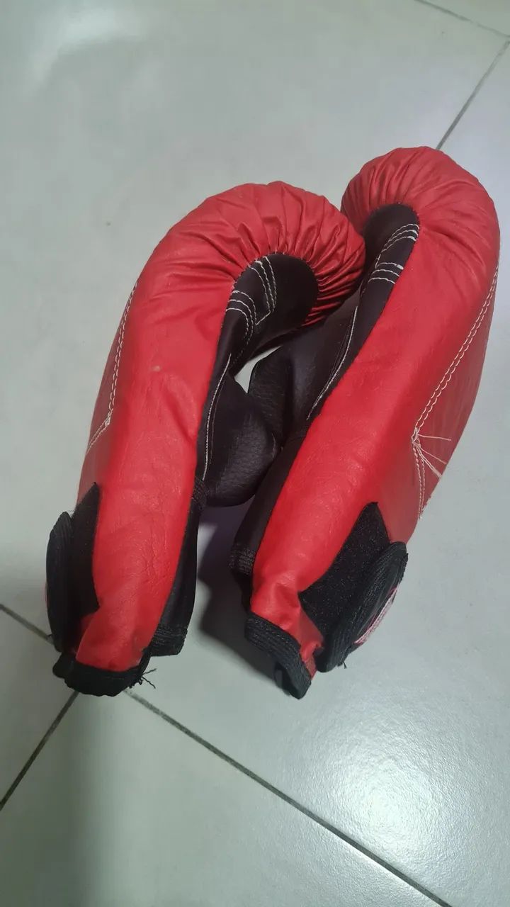 Luvas Knockout bate saco com velcro - Foto 4