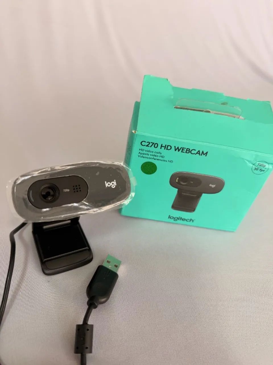 Webcam Logitech C270 HD - Usado