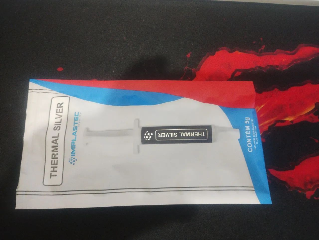 Pasta térmica Implastec Thermal silver 5g - Foto 3