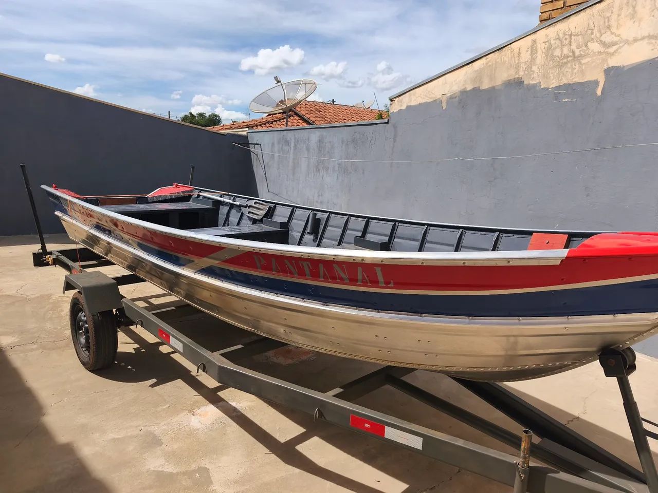 Barco 5 metros borda alta - Único dono - Foto 4
