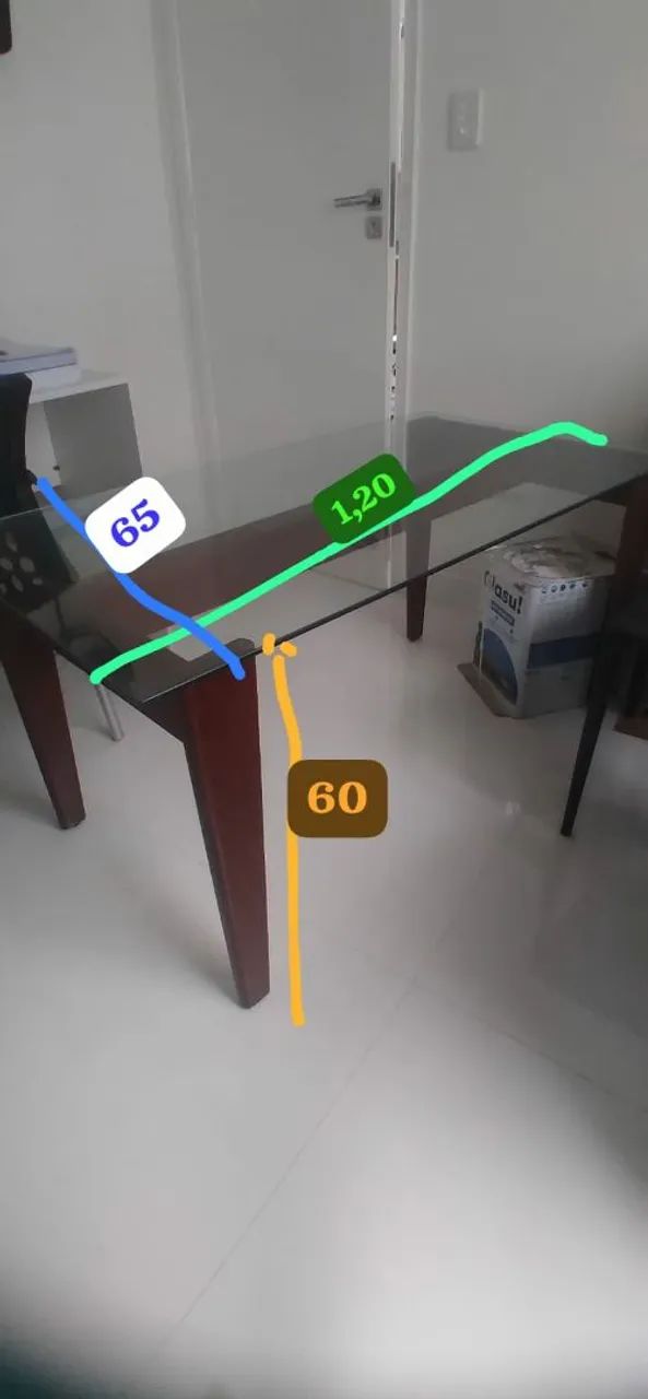 Mesa de vidro - Foto 4