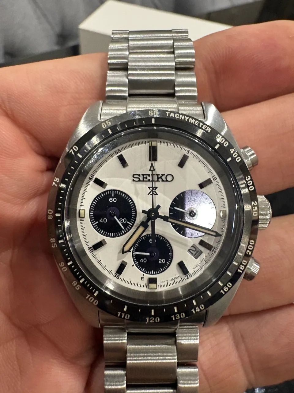 Seiko Prospex Speedtimer Panda Solar SSC813 - Full Set + Pulseira NATO Extra - Foto 2
