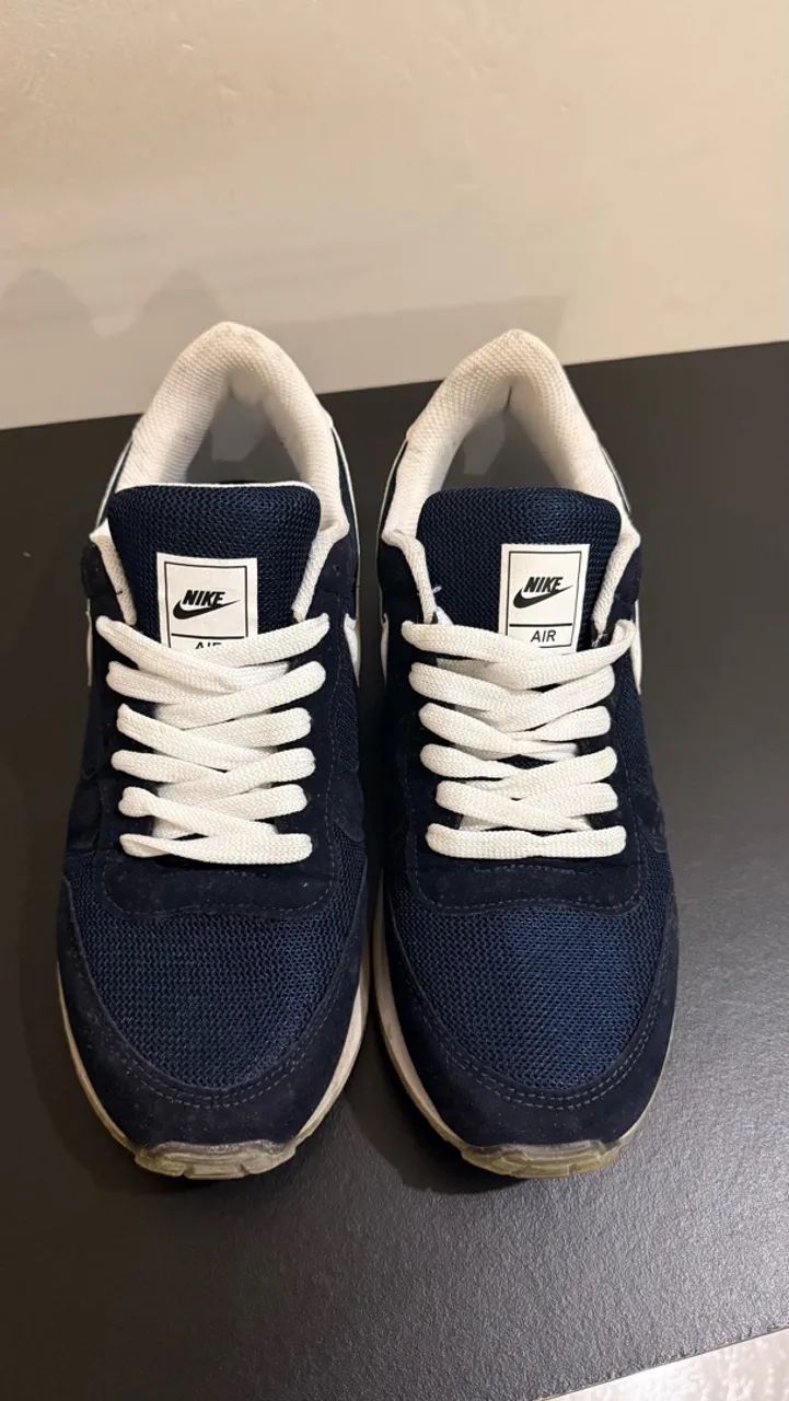 Tênis Nike Air Azul-Marinho e Branco - Foto 2