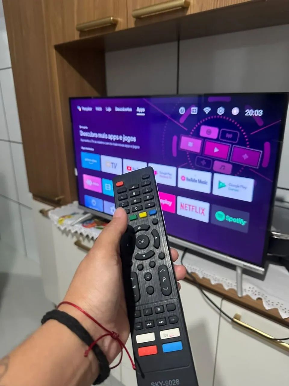 Smartv 32 no plástico Android  - Foto 5