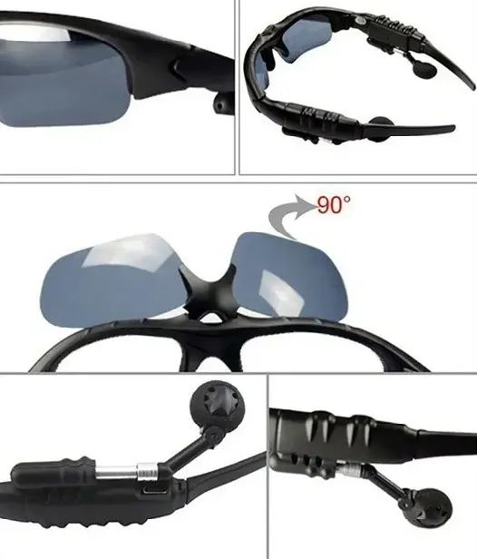 ÓCULOS DE SOL BLUETOOTH COM FONE INTEGRADO - Foto 2