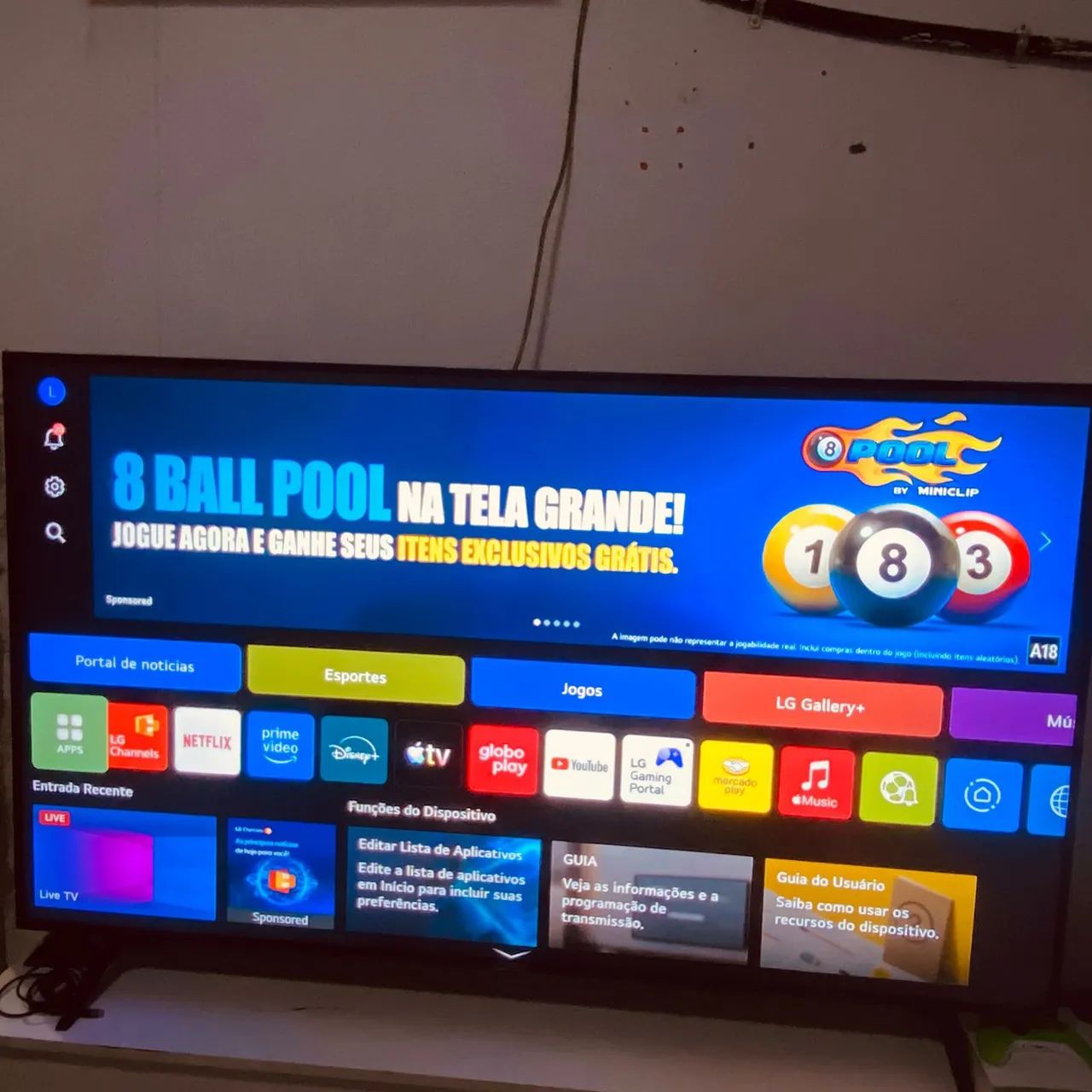 Vendo tv LG smart 
