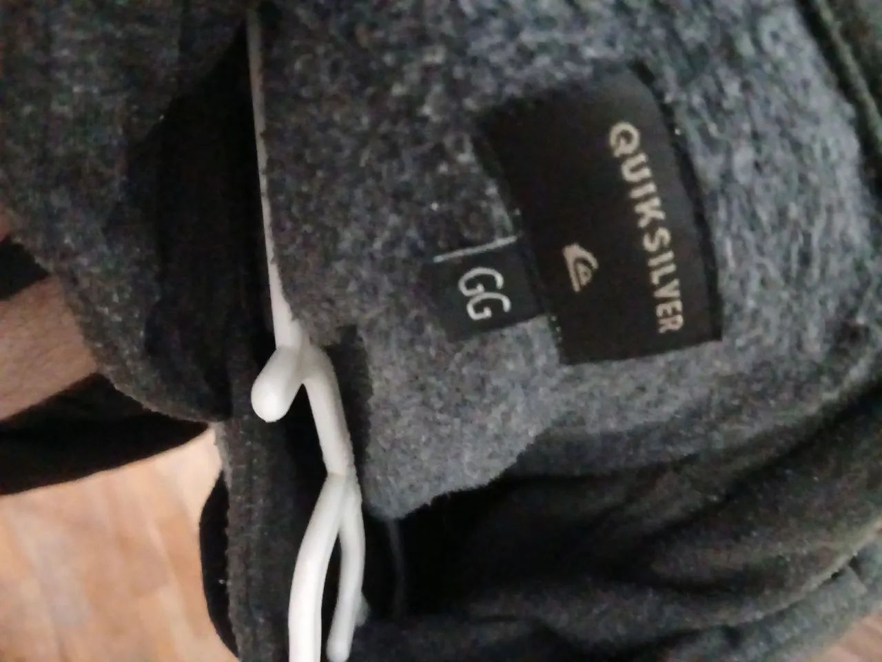 Moletom Quiksilver Original GG - Cinza - Foto 4