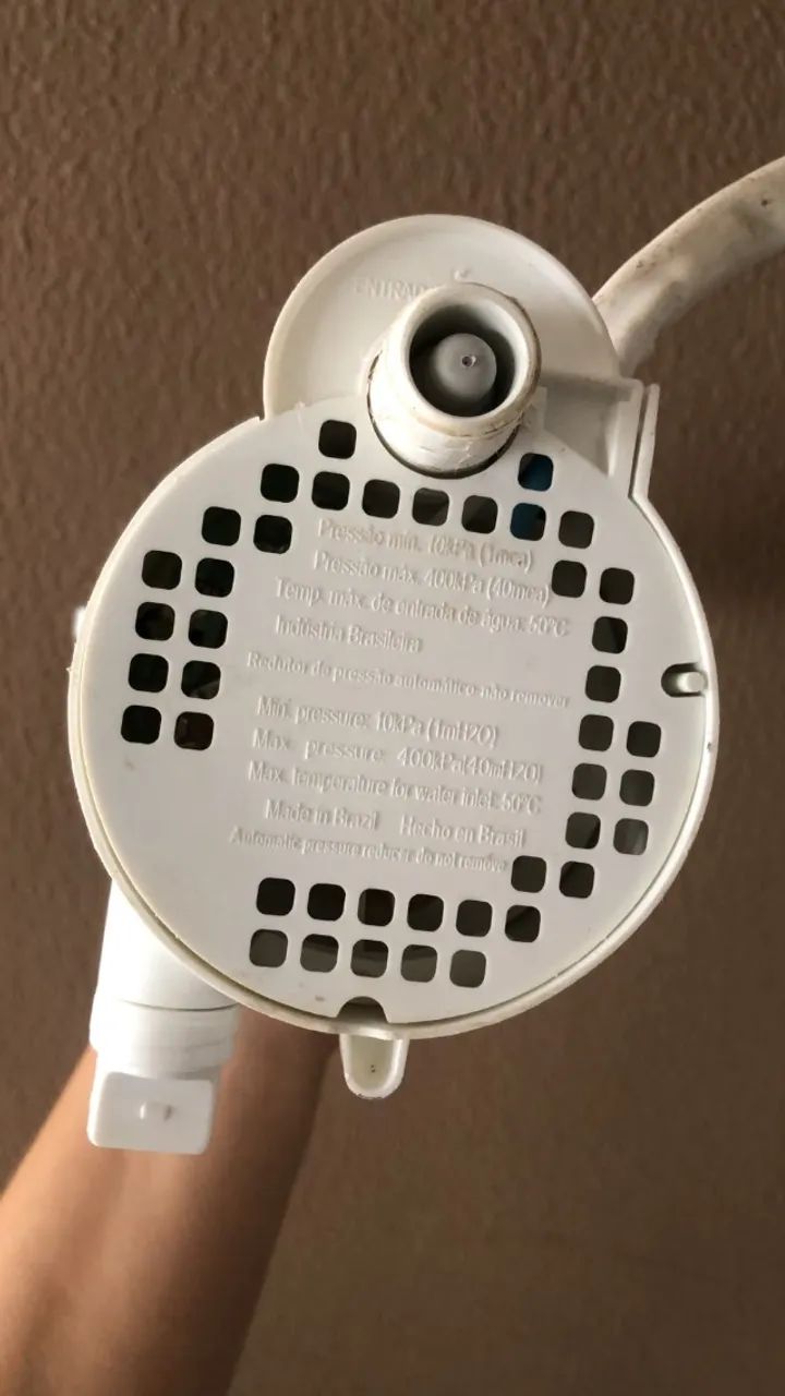 Chuveiro Ducha Lorenzetti Loren Shower Eletrônico Branco 6800w 220V - Foto 4