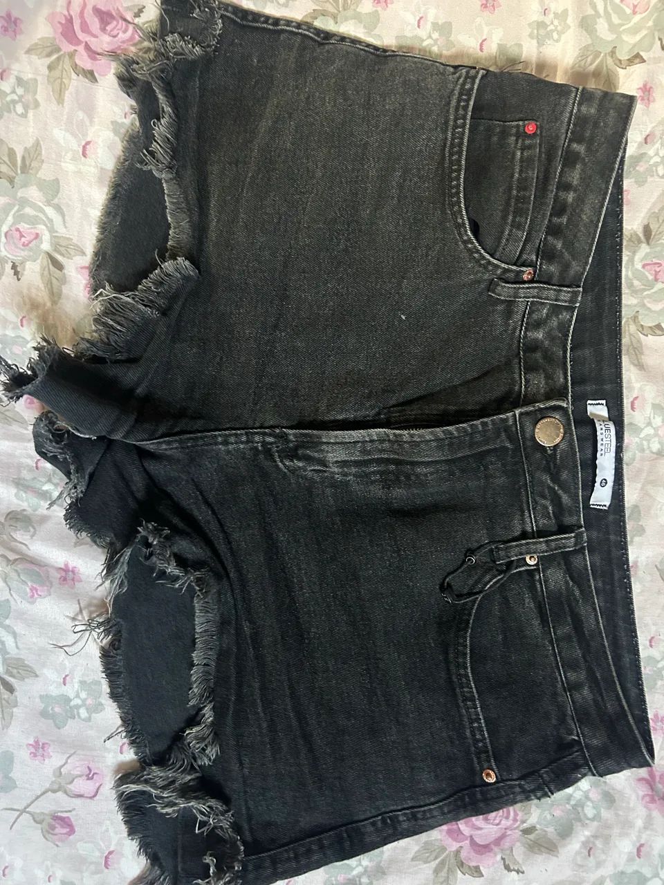 Short jeans preto