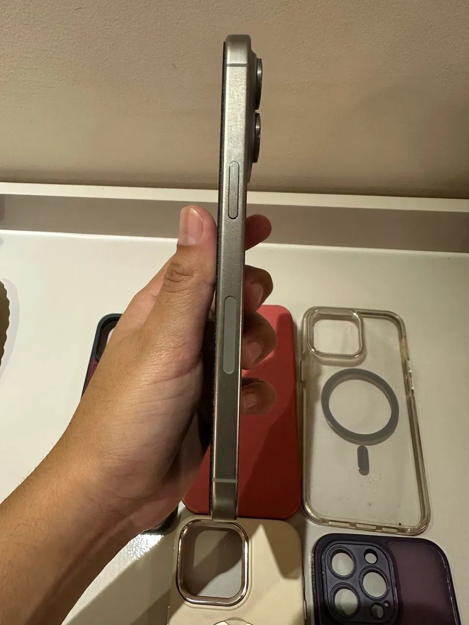 iphone 15 pro max 256GB impecável - Celulares e Smartphones