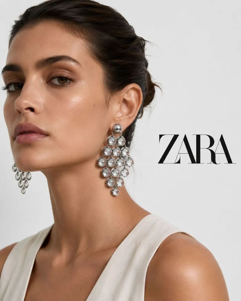 Brinco de cristal Zara novo  - Foto 2