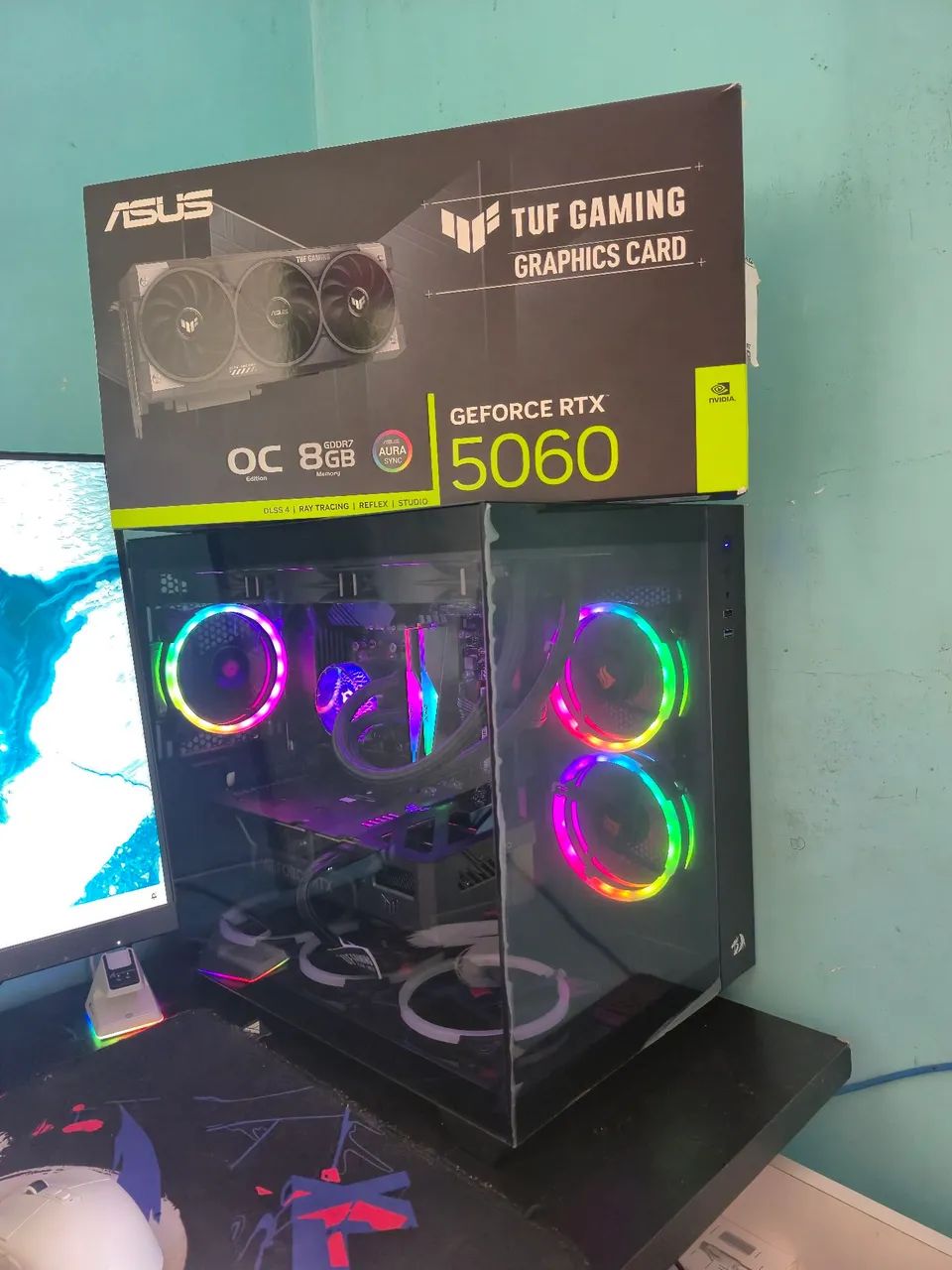 Rtx 5060 8gb asus tuf (nota fiscal) - Peças de Hardware - Jardim