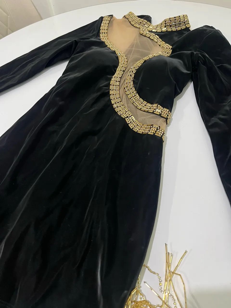 Vestido mondabelle com transparência  - Foto 4