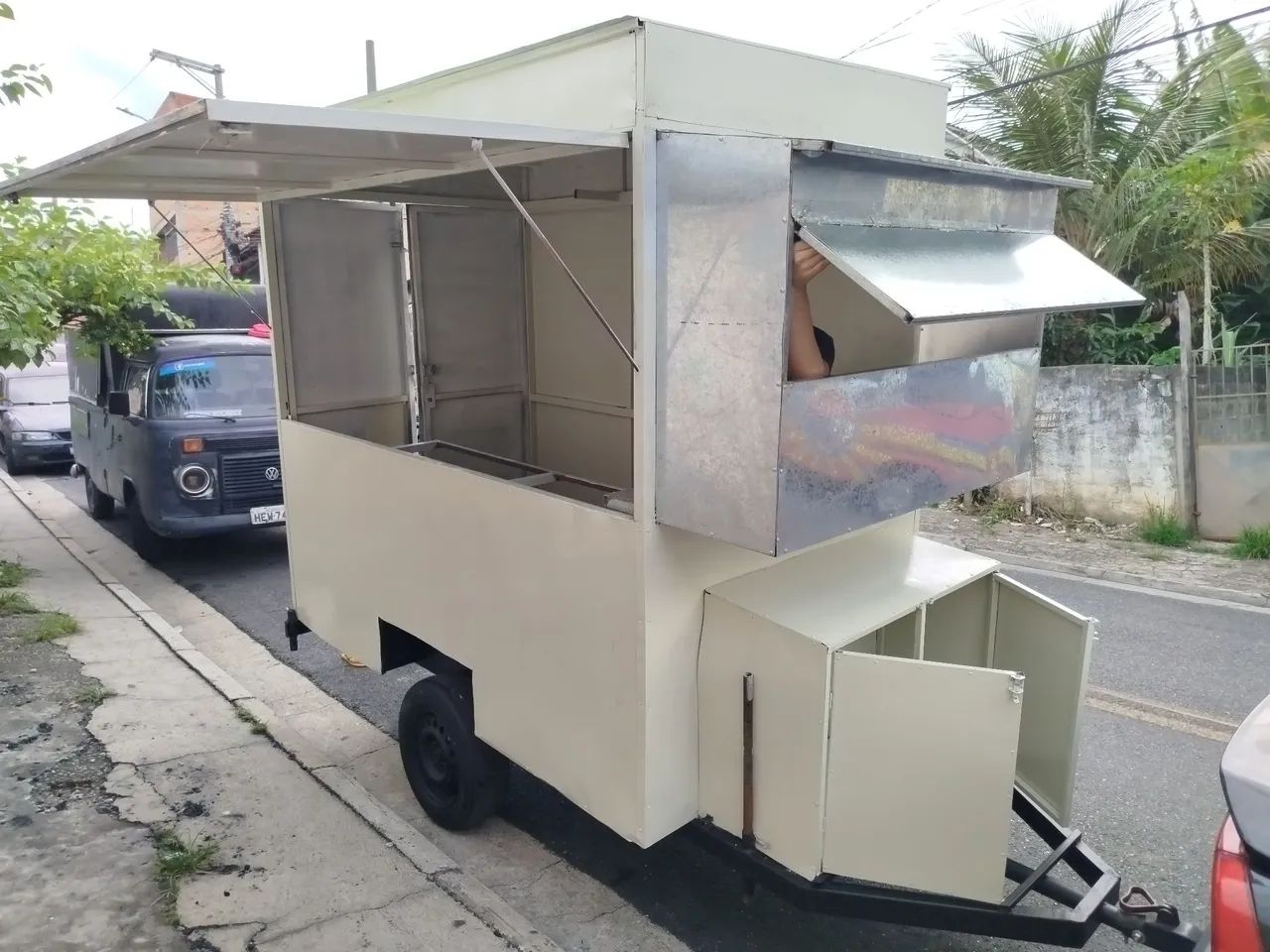 TRAILER PARA LANCHES, CHURRASCO E OUTROS. 2.70 X 1.50