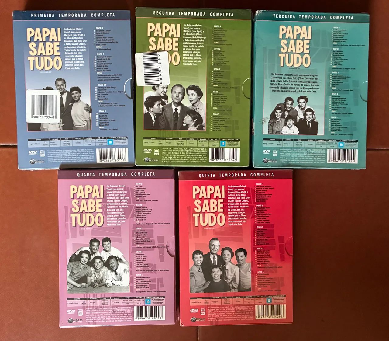 BOX DVD PAPAI SABE TUDO 5 TEMPORADAS - NOVO - Foto 2