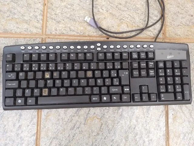 Teclado com fio usb - Foto 3