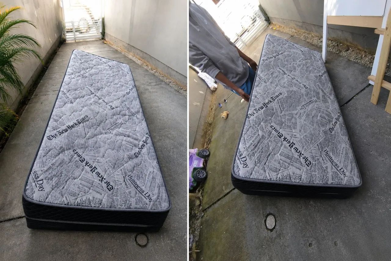 Cama de solteiro box 