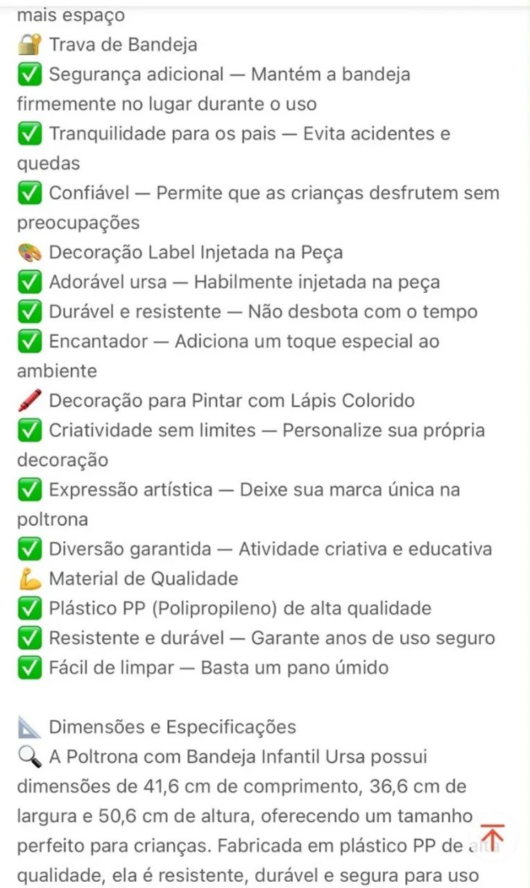 CADEIRA DE ALIMENTAÇÃO - Foto 3