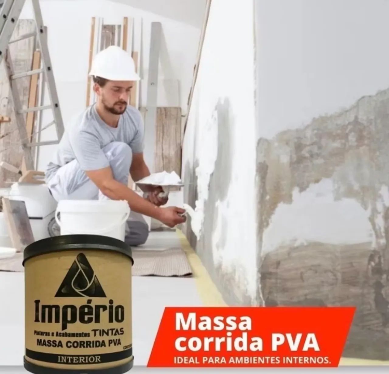 Massa corrida PVA - Comprei e sobrou, nova - Foto 2