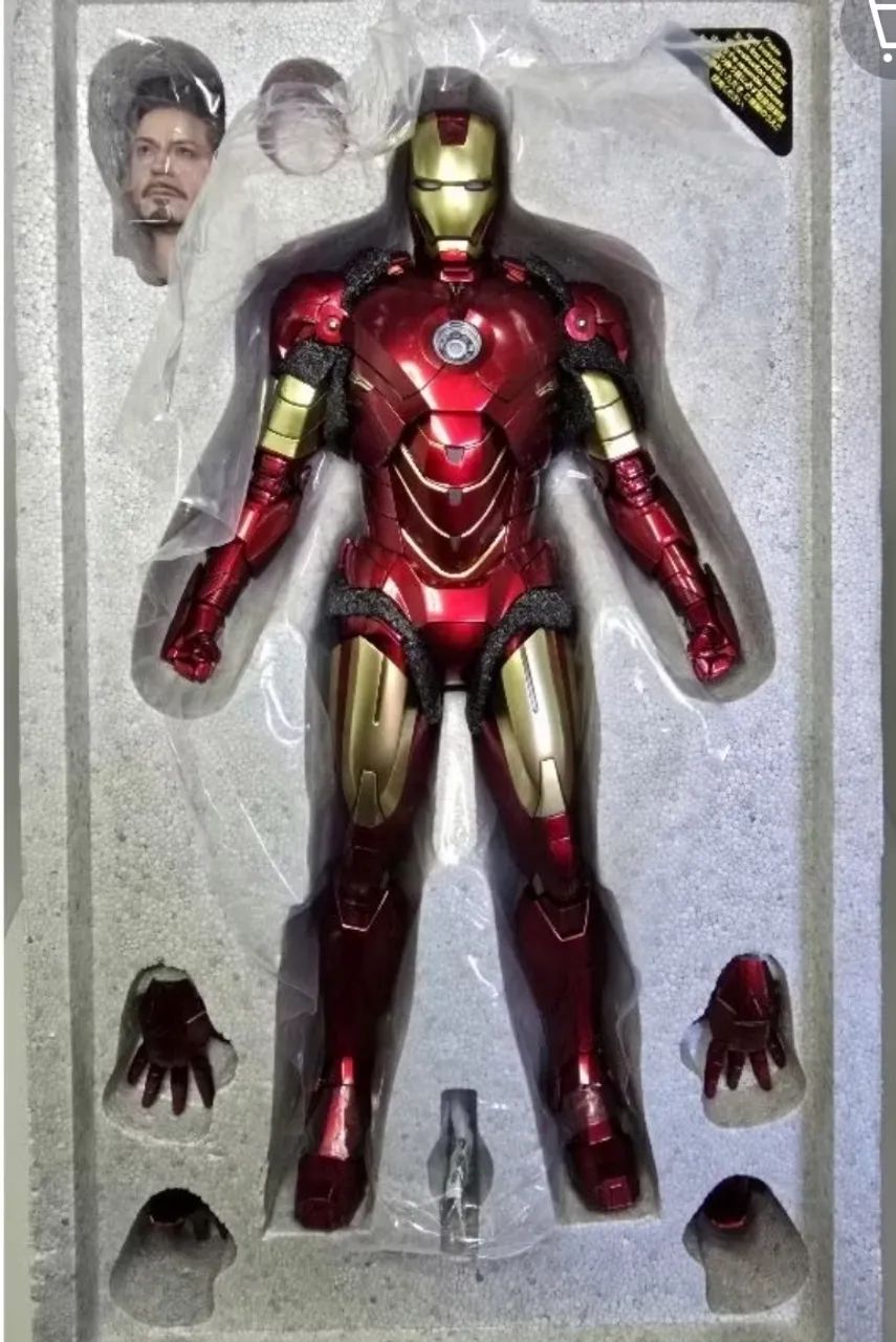 Hot toys Mark 4 with suit up gantry diecast - Hobbies e coleções