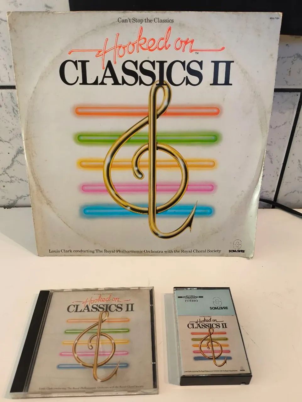 DISCO VINIL Hooked on Classics II (LP Vinil + CD + K7) USADO 