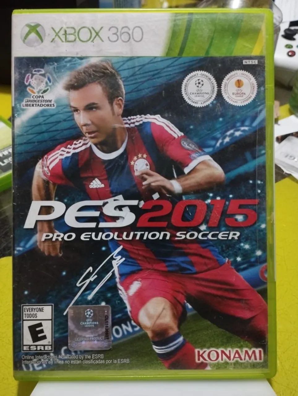 Pes 2015 Xbox 360 mídia física original 