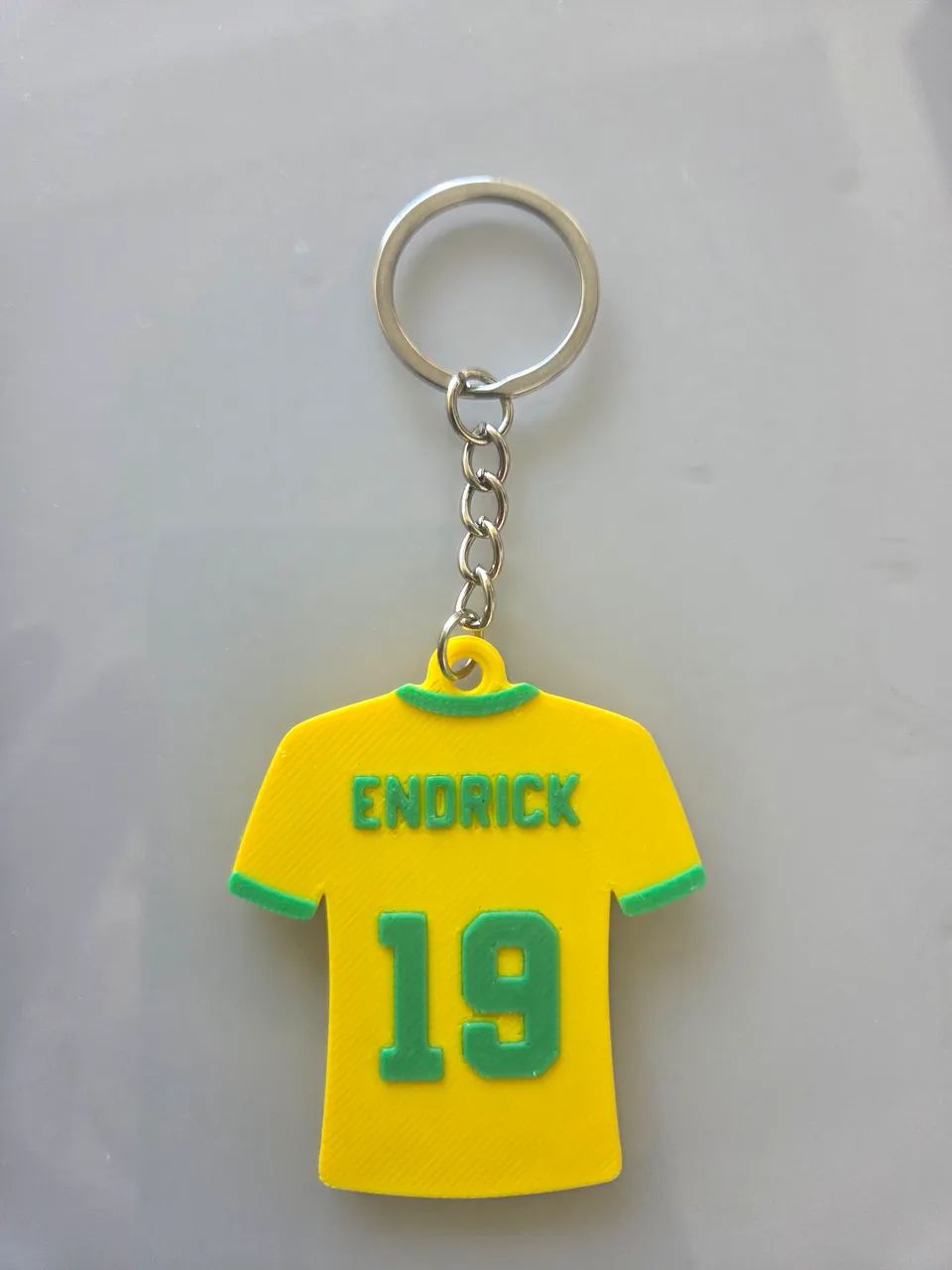 Chaveiro Camisa do Brasil personalizável  - Foto 2