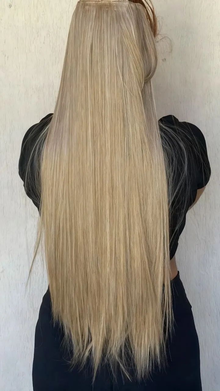 Aplique Loiro Mechas Luxo  - Foto 2