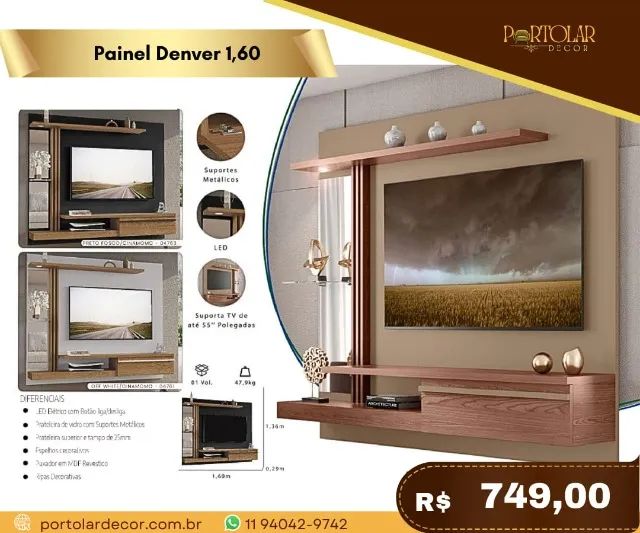 Painel Denver 1,60 a pronta entrega 