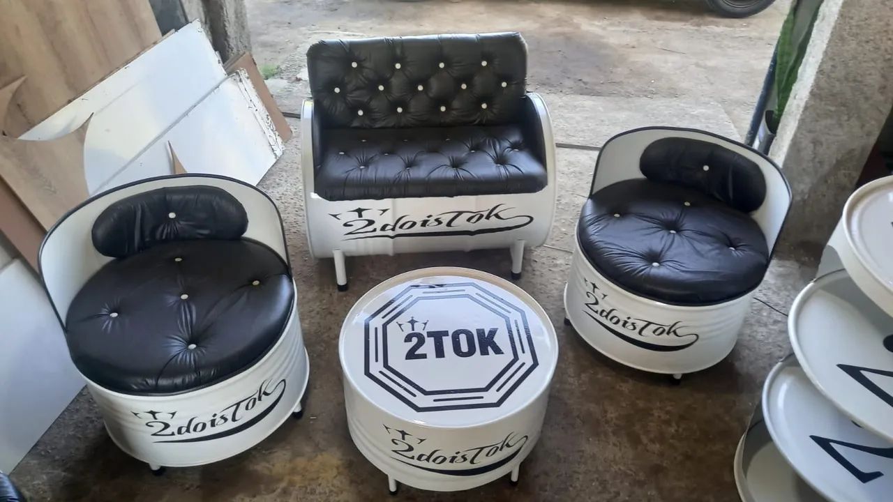 Kit de Poltronas Tonel  - Foto 5