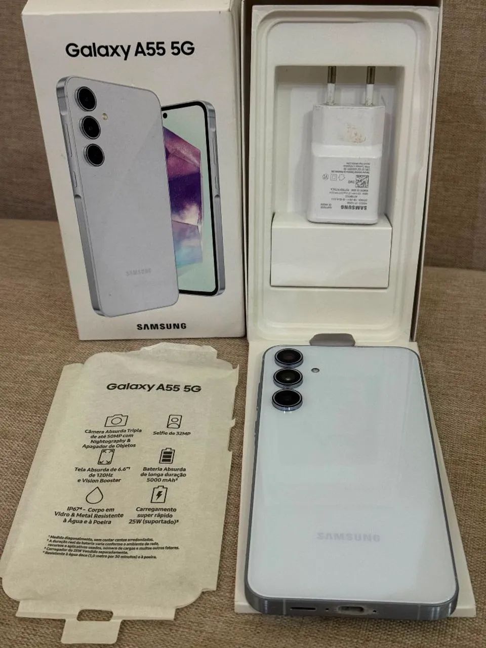 Samsung A55 5G  - Todo original  - Avalio trocas e aceito cartão 