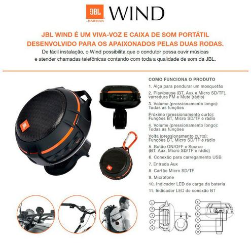 Oferta Caixa Bluetooth JBL Wind Original - Foto 14