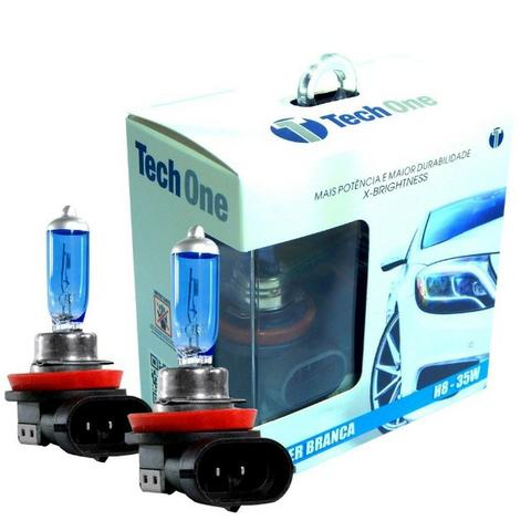 Lâmpada Super Branca Tech One Efeito Xenon 8500k Homolgada Inmetro - Foto 4