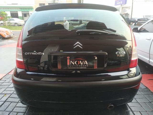 C3 GLX 1.4 flex completo 2008 oportunidade financia 100% - Foto 8