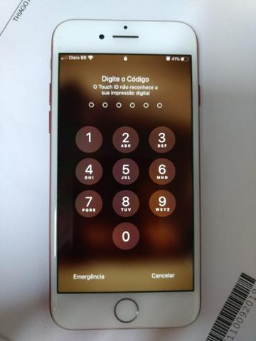 IPhone 7 Red 128 GB - Vendo ou troco - Foto 3