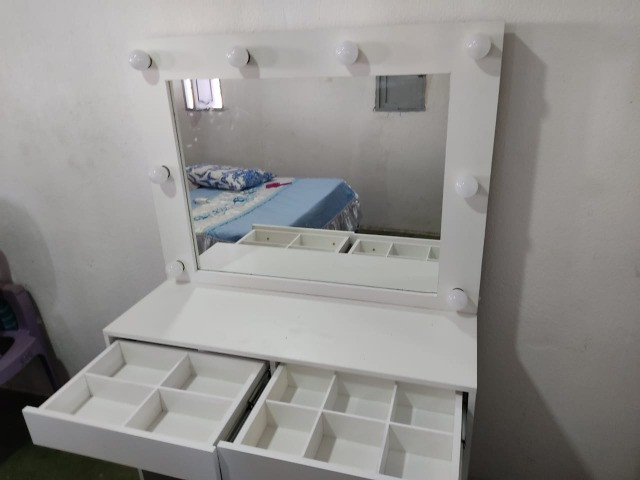 Penteadeira Camarim em MDF - Branco R$ 750 - Foto 3